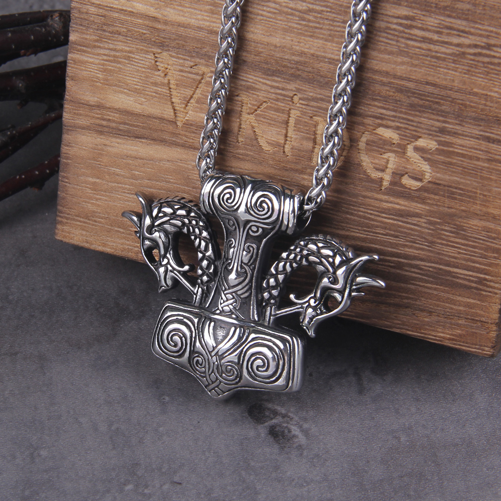 Viking Necklace Thor's hammer mjolnir