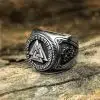 Viking Ring Viking Odin Alloy Ring Nordic