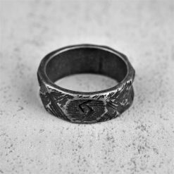 Viking Ring Odin Norse Viking Anel Amulet Rune