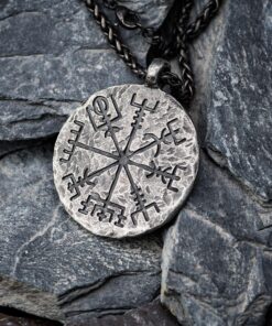 Viking Necklace Compass Vegvisir