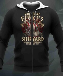 Viking Zip Hoodie Floki's Shipyard