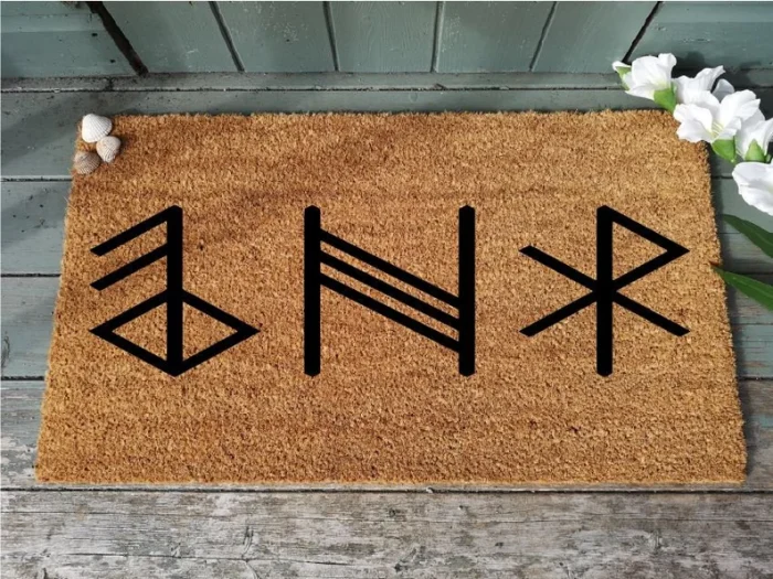 Viking Doormat Rune