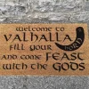 Viking Doormat Welcome to Valhalla