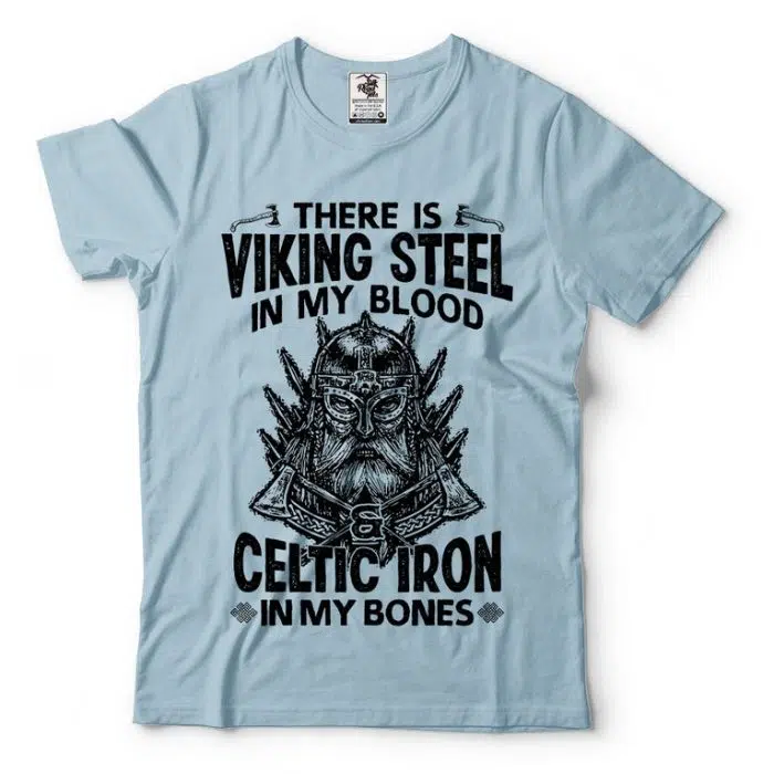 Viking Shirt Steel Celtic Iron Valhalla Odin Valknut T-Shirt