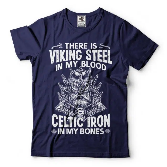 Viking Shirt Steel Celtic Iron Valhalla Odin Valknut T-Shirt