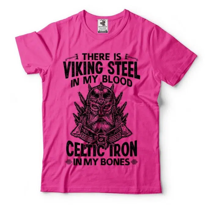 Viking Shirt Steel Celtic Iron Valhalla Odin Valknut T-Shirt