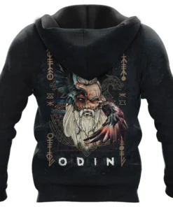 Viking Shirt Fenrir - Odin, Viking Hoodie, Viking Zip Hoodie