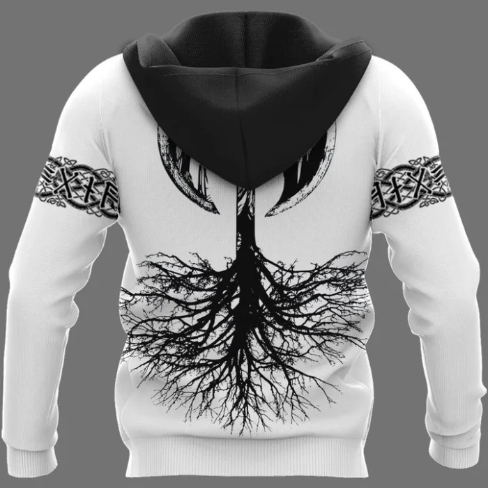 Viking Shirt Viking Axe - Tree Of Life, Viking Hoodie, Viking Zip Hoodie