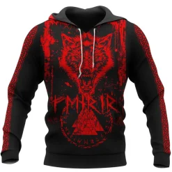 Viking Shirt Fenrir Wolf Raven | Viking Hoodie, Viking Zip Hoodie