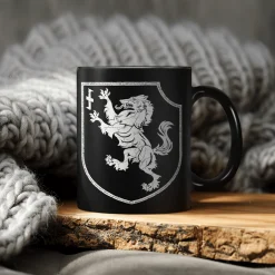 Viking Mug Fenrir Shield Runic, Viking cups