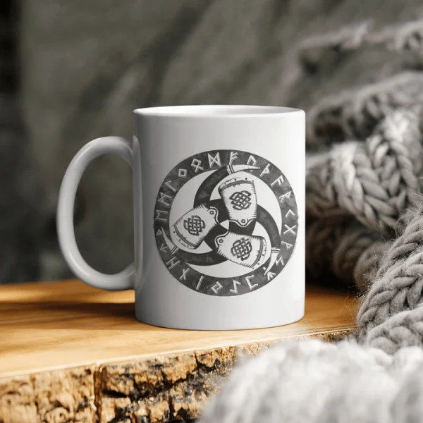Viking Mug Triple Horn Of Odin, Viking cups