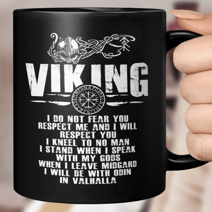 Viking Mug I Will Be With Odin In Valhalla, Viking cups