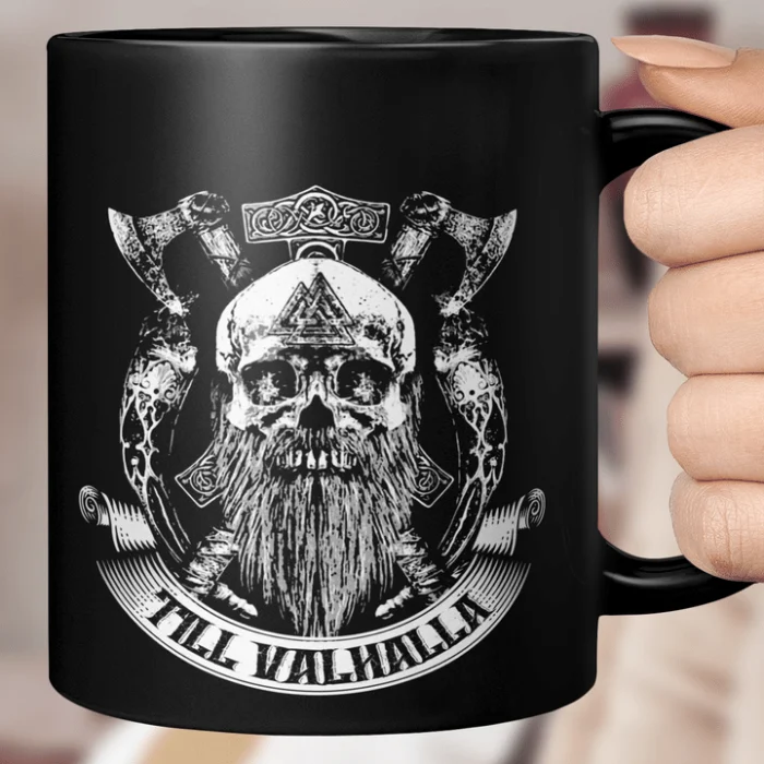 Viking Mug Till Valhalla, Viking cups