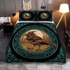 Viking Bed Set Raven | Viking Bedding Set