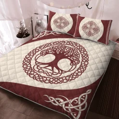 Viking Bedding Set Viking Tree Of Life - Yggdrasil | Viking Bed Set