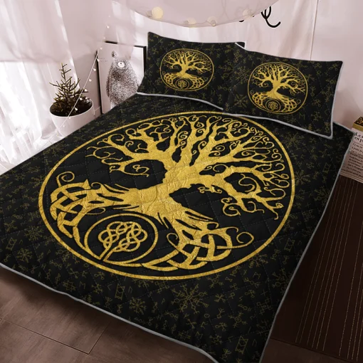 Viking Bed Set Tree Of Life - Yggdrasil | Viking Bedding Set