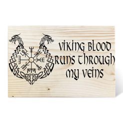 Viking sign Aegishjalmur, Helm of awe Viking Blood runs through my veins