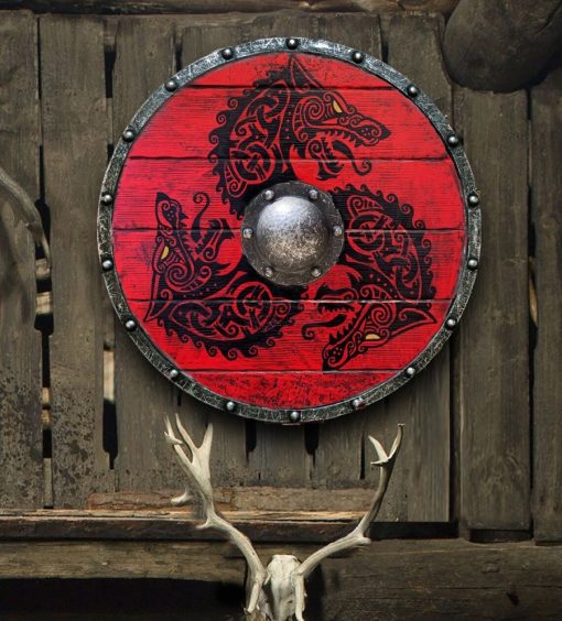 Viking Decoration Eivor Valhalla Raven Authentic Viking Shield