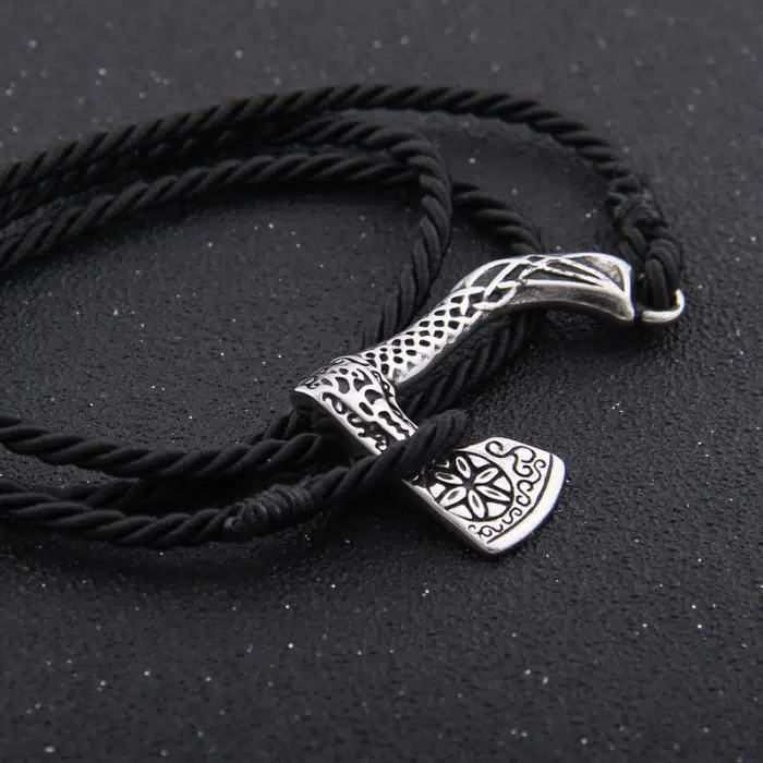 Viking Bracelet Nordic Viking Valknut Axe Amulet Charm