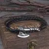 Viking Bracelet Nordic Viking Valknut Axe Amulet Charm