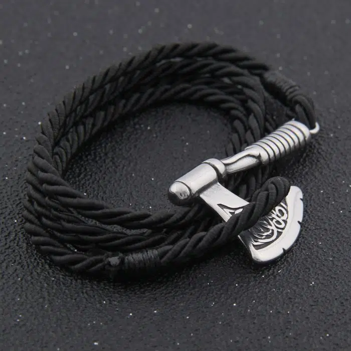 Viking Bracelet Nordic Viking Valknut Axe Amulet Charm