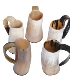 Viking Drinking Handmade Ox Horn Mug Crafts Whiskey
