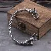 Viking Bracelet Nordic Viking Norse Wolf Bracelet