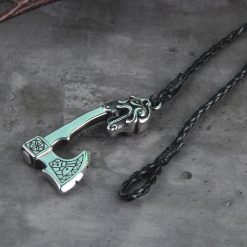 Viking Bracelet Nordic Viking Valknut Axe Amulet Charm
