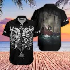 Viking Hawaiian Shirt Odin