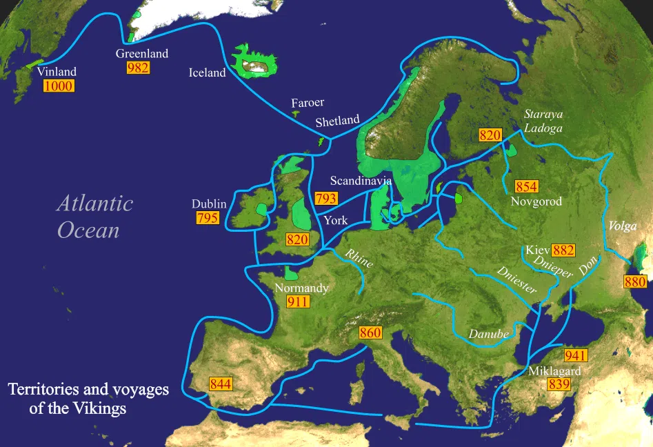 A Timeline of Scandinavian History Centering Upon the Viking Age