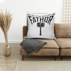 Viking Pillow Cover Like A Dad, Just Way Cooler From Hero | Viking Father's Day Gifts