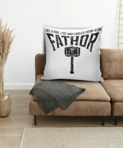 Viking Pillow Cover Like A Dad, Just Way Cooler From Hero | Viking Father's Day Gifts