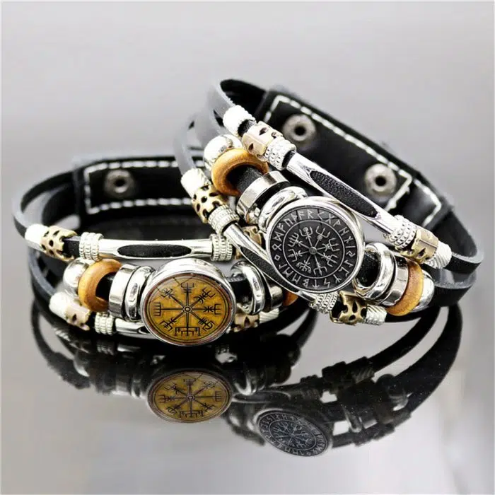 Viking Bracelets Nordic Viking Odin Compass