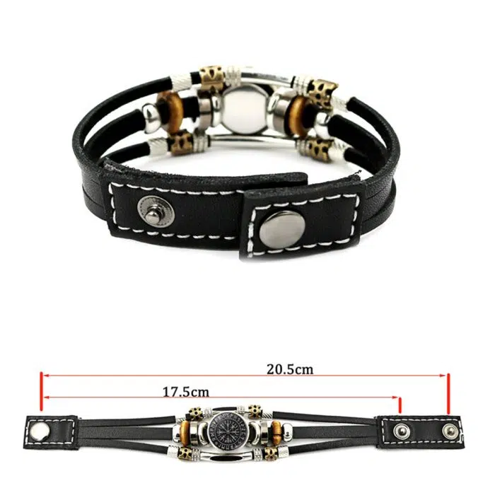 Viking Bracelets Nordic Viking Odin Compass