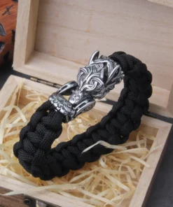 Viking Bracelets Wolf Men's handmade