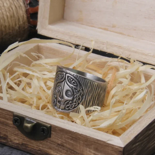 Viking Ring Norse Mythology Goddess Hel