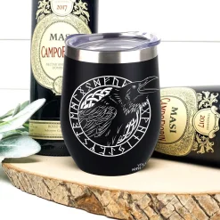 Viking Wine Tumbler Raven 2