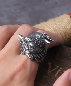 Viking Ring Raven