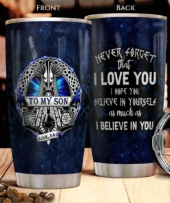 Viking Tumbler To My Sons I Love You Father's Day Gifts | Viking Drinkware