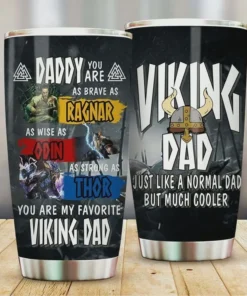 Viking Tumbler Viking Dad Father's Day Gifts | Viking Drinkware