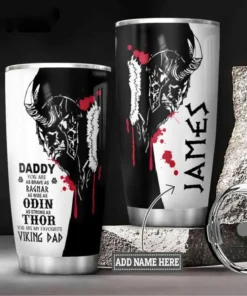 Viking Tumbler Daddy Father's Day Gifts Personalized Name | Viking Drinkware
