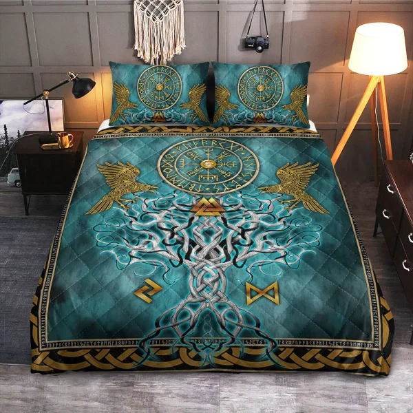 Viking Bedding Set Tree Of Life Raven Viking Bed Set | Viking Bed Set ...