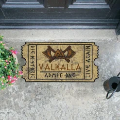 Viking Doormat Valhalla Admit One