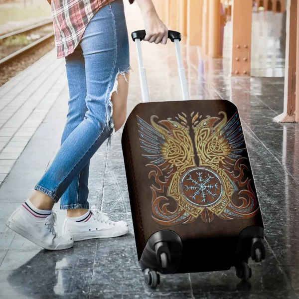 Viking Luggage Cover Raven