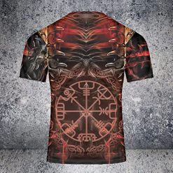 Viking Shirt Skull Vegvisir