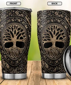 Viking Tumbler Tree Of Life Viking Drinkware Personalized