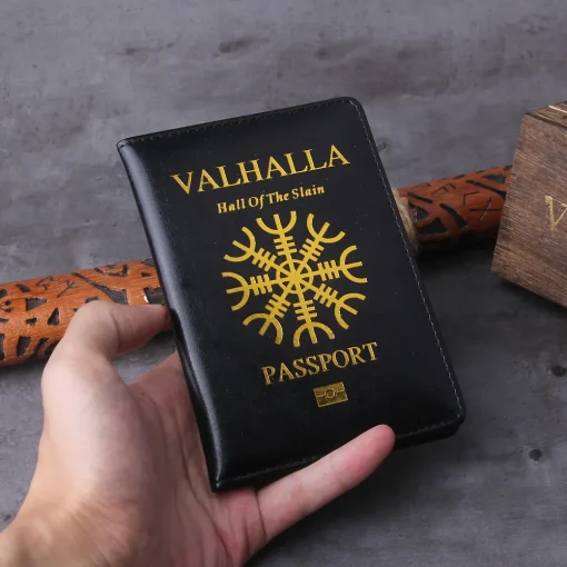 Viking Wallet Valhalla Passport Cover Mythological