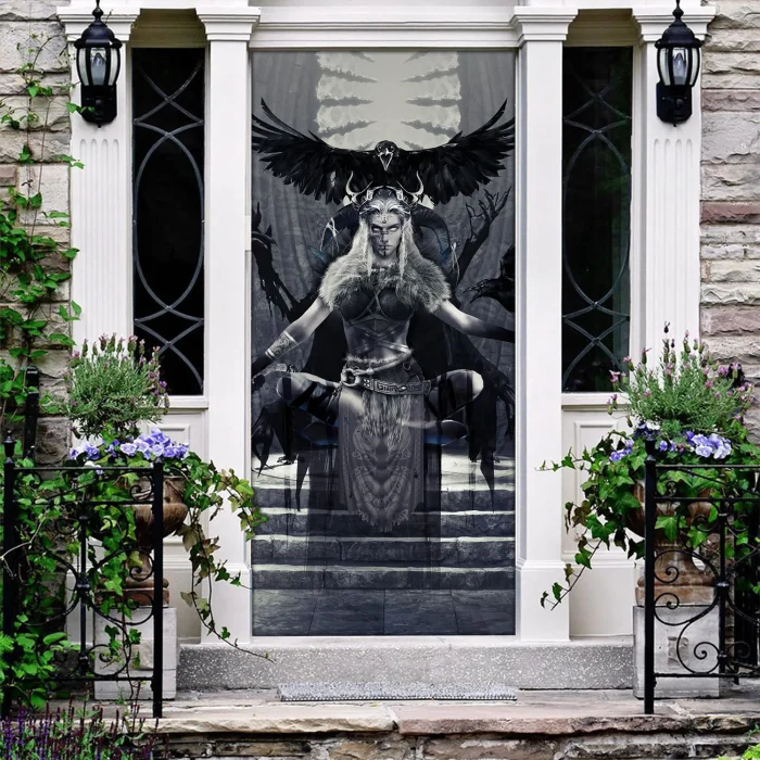 Door Cover Viking Hel Goddess