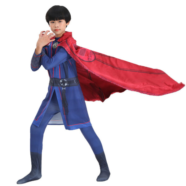 Halloween Costume Doctor Strange Cosplay Costume Necklace Ring Steve Red Cloak Robe