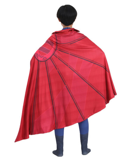Halloween Costume Doctor Strange Cosplay Costume Necklace Ring Steve Red Cloak Robe